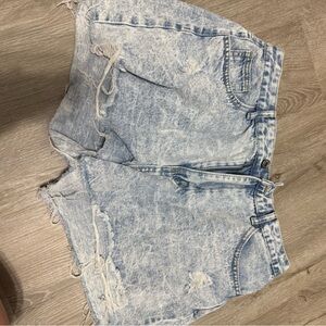 Women's Light Blue Jean Shorts